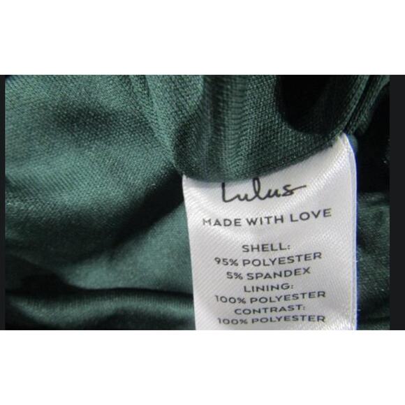 Emerald Green Velvet Strapless Dress – Lulus Size M - Picture 2 of 5